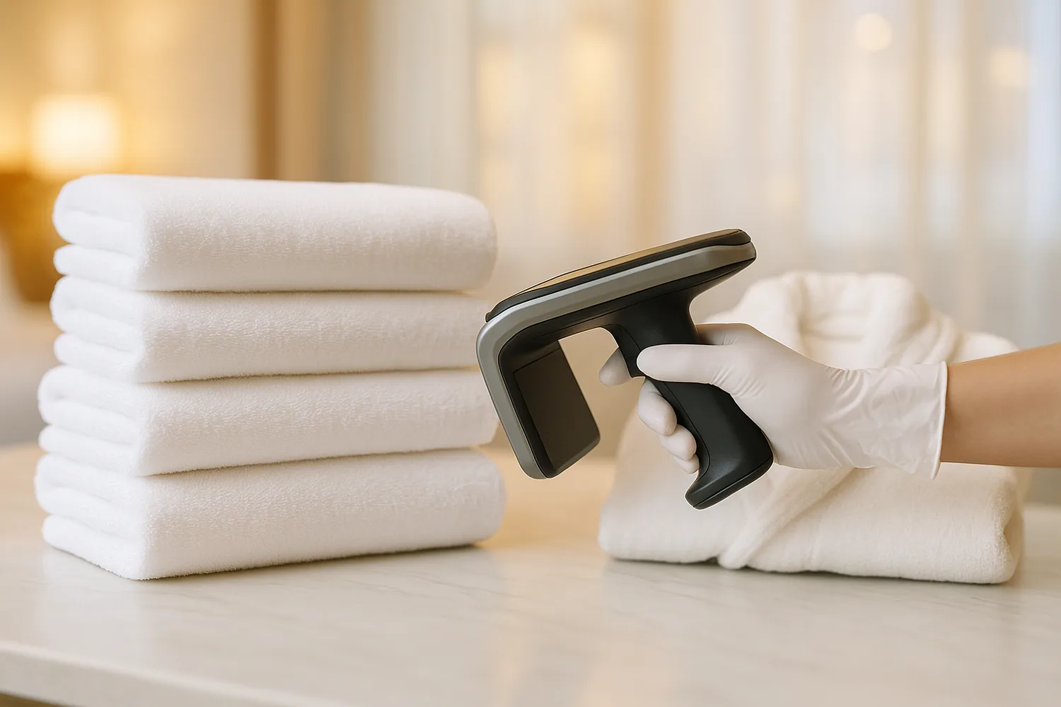 Blancos de hotelería con RFID